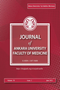 Ankara Üniversitesi Tıp Fakültesi Mecmuası